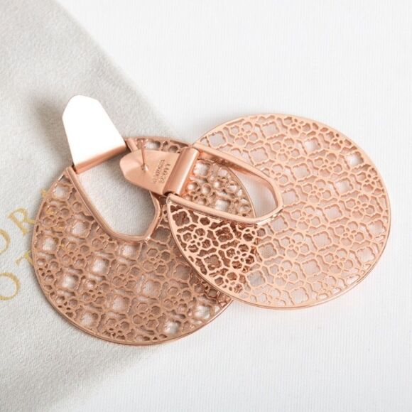 Nwt Kendra Scott Diane disc earrings ( sold out everywhere) - Picture 4 of 5